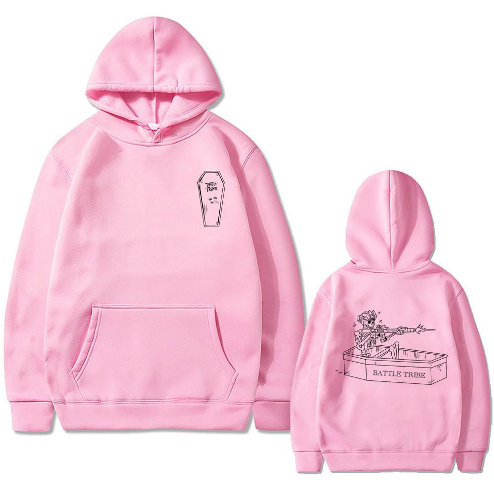 Forward Observations Group Battle Tribe From The Grave Pull Over Print Hoodie Vintage Skelett Hoodies Herren Übergröße Sweatshirt