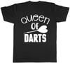 Queen of Darts Ladies Womens Unisex T-Shirt