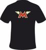 T-shirts pour Hommes et Femmes Style Rétro Aile Inégalé T-shirt Imprimé Moto en 6 Tailles