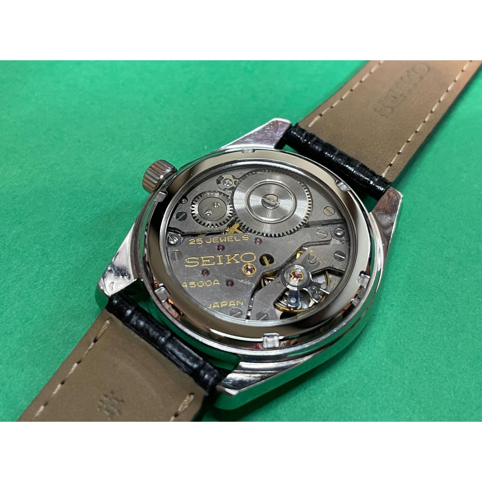Used See-through back square groove for Grand Seiko 45GS 45KS SEIKO Seiko King Seiko