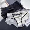 Ladies Spring and Summer Lotus Leaf Edge Mesh Ice Silk Lace Sexy Underwear