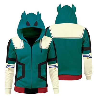 My Hero Academia Series 3D Printed Hooded Sweatshirt with Ears Clothes Sale