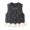 Women's Elegant Spring 2026 Daily Commute Suit – Vest and Half Skirt Set, New Year Style (A86C054)