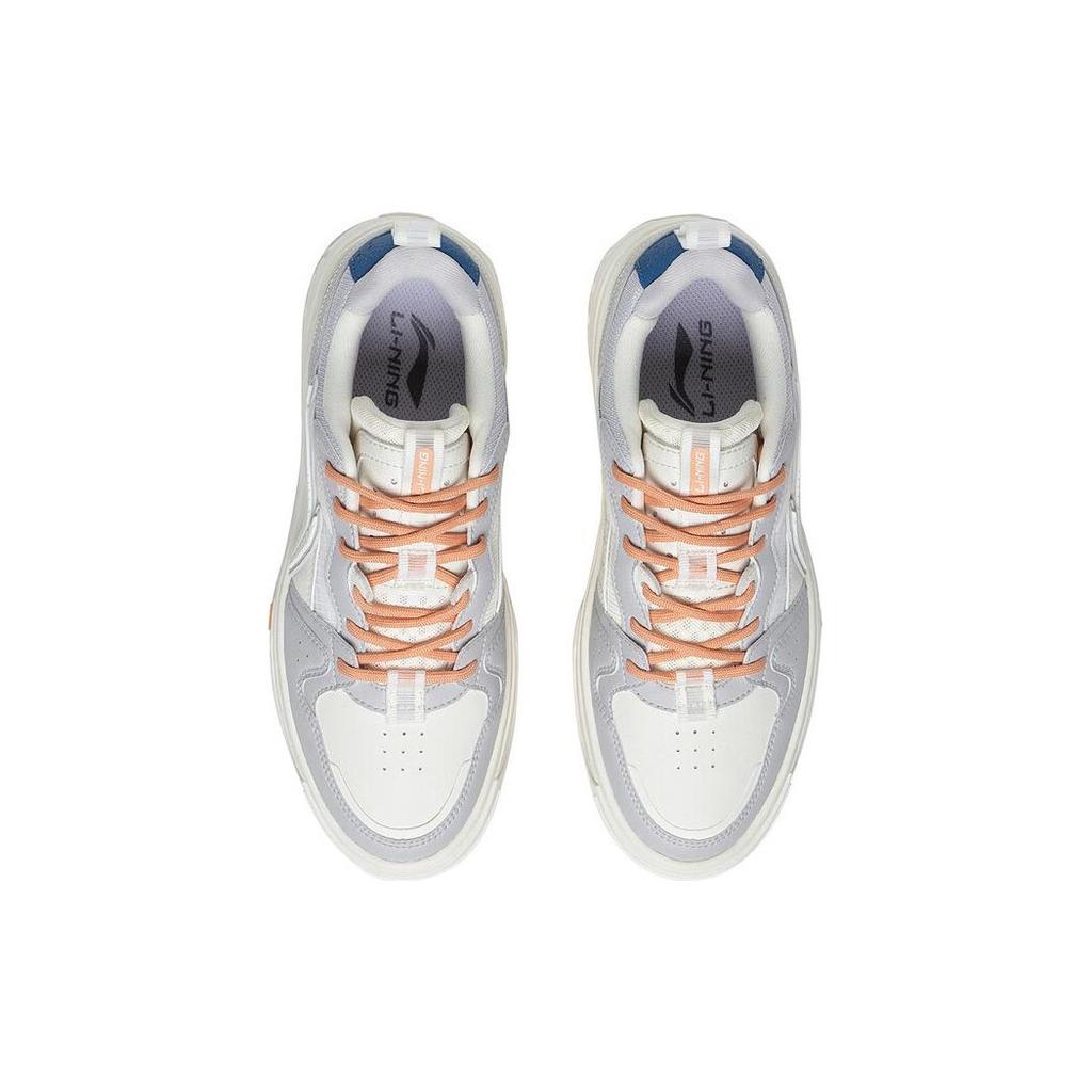 Li Ning Textile, Synthetic Leather Slip Resistant, Abrasion Resistant, Height Increasing Low top Skateboard Shoes AGCT144-3
