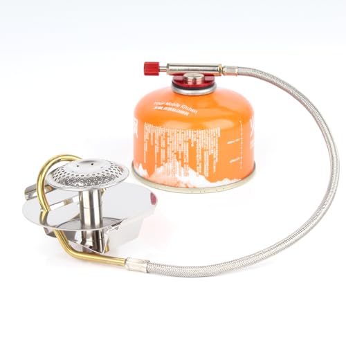 Sololight S1 Gas Burner | Compatible with Trangia Storm Cookers | Compatible with Firebox and BULin | Includes CB Can Adapter | Lightweight Stove for