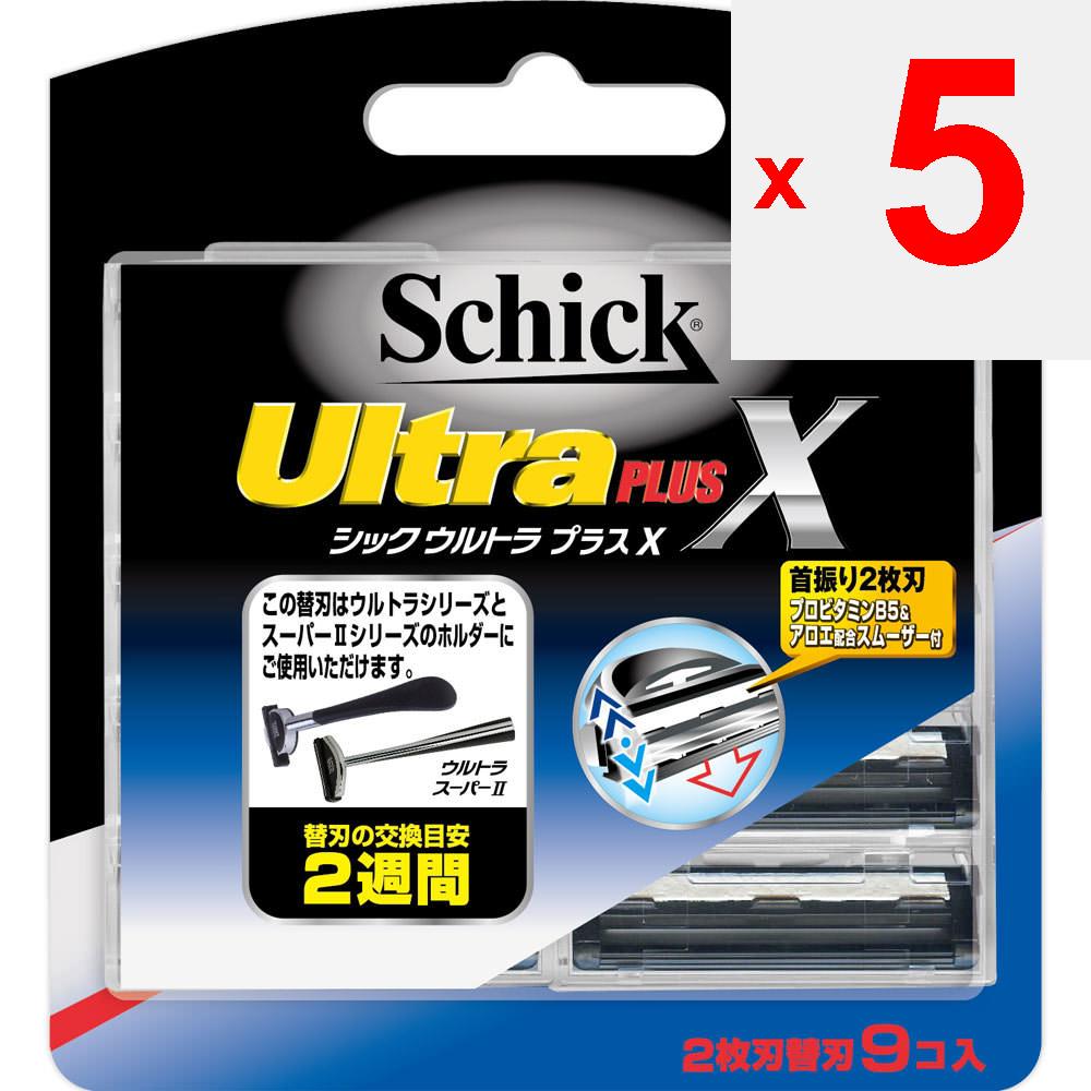Sic japan Schick Ultra Plus X 9 lame de schimb Lame de schimb pentru bărbați Lame de ras pentru bărbați Lame de schimb pentru bărbați