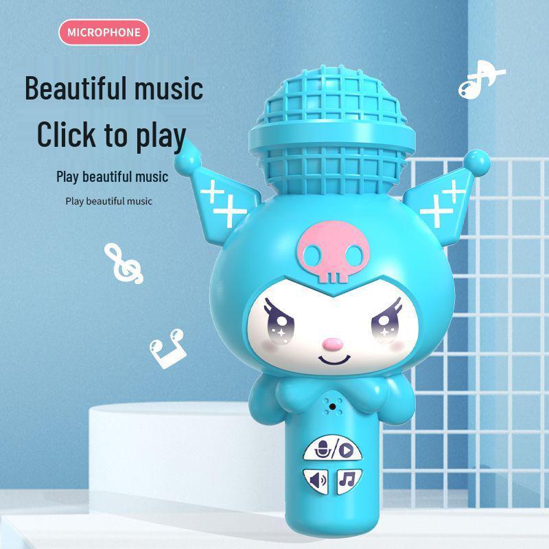 Sanrio Kuromi Mini-Mikrofon & Lautsprecher Kinderaufnahme-Spielzeug