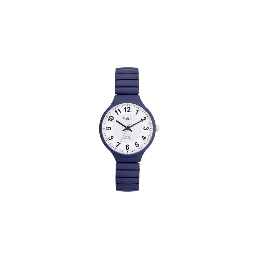 Nikkei Solar Watch Nickel-Free Navy Color Quartz Movement Timepiece