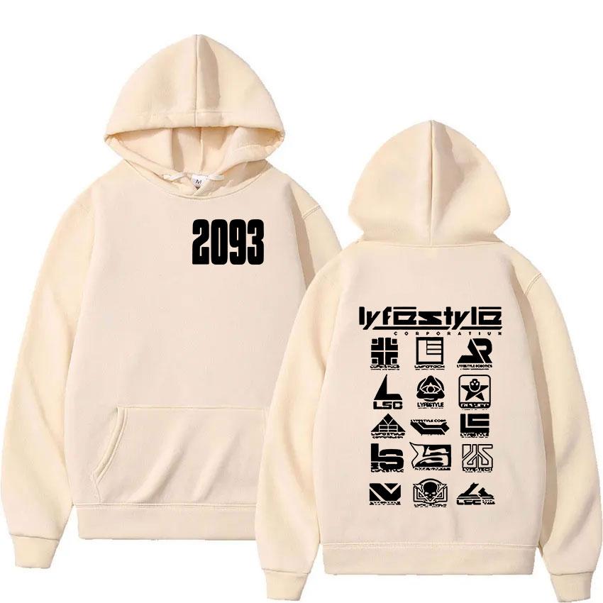 Rapper Yeat 2093 Lyfestyle New Album Hoodie Men Wome Hip Hop Gothic Pullover Sweatshirt Retro Fashion Oversized Hoody Streetwear