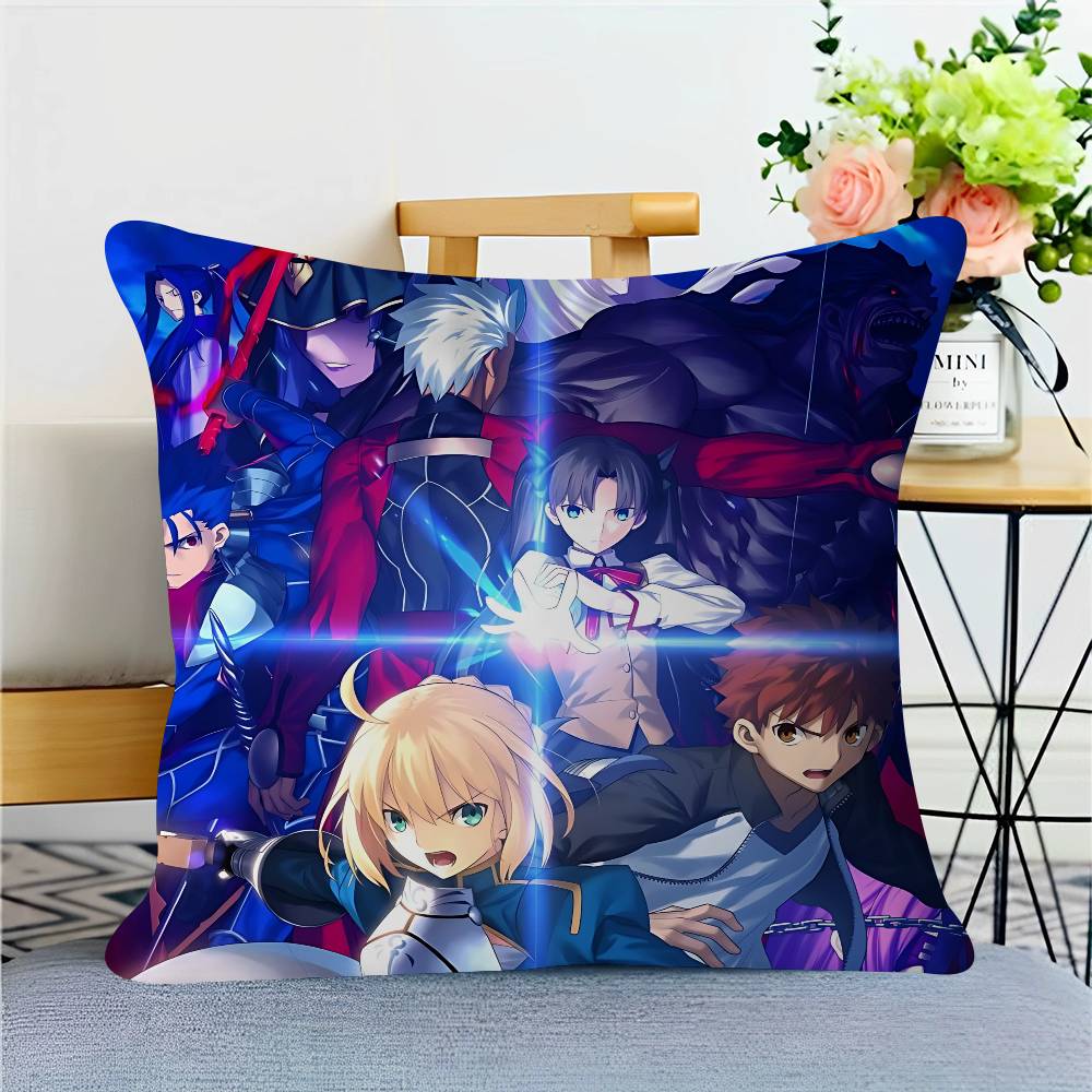 Anime Fate-Stay-Night Cushion Cover Decorative Pillow Sofa Home Decor Case Pillow Cases
