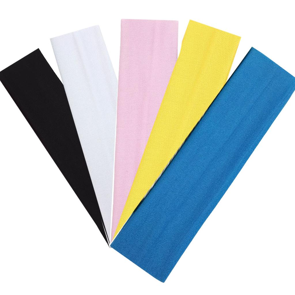 5PCS Outdoor Sports Headband  Fitness Hairbands Woman Hair Wrap Brace Elastic Cycling Yoga Running Exercising Sweatband