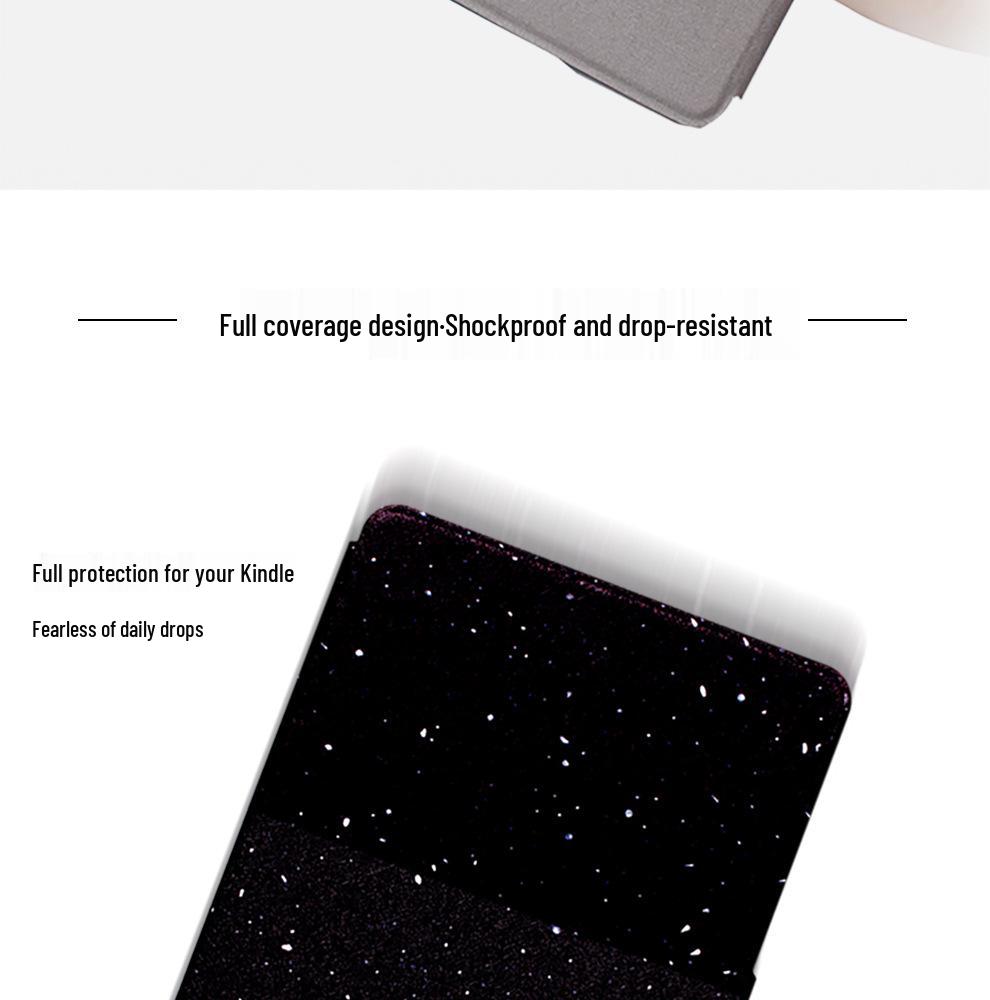 Handheld Protective Case for Kindle Paperwhite 3/2 – Slim Painted Shell with Hand Holder