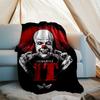 Halloween-Horror-Motiv Bedruckte Decke - Perfekt für Sofa, Bett, Reisen & Outdoor-Nutzung | Maschinenwaschbar, Gemütlich & Langlebig.