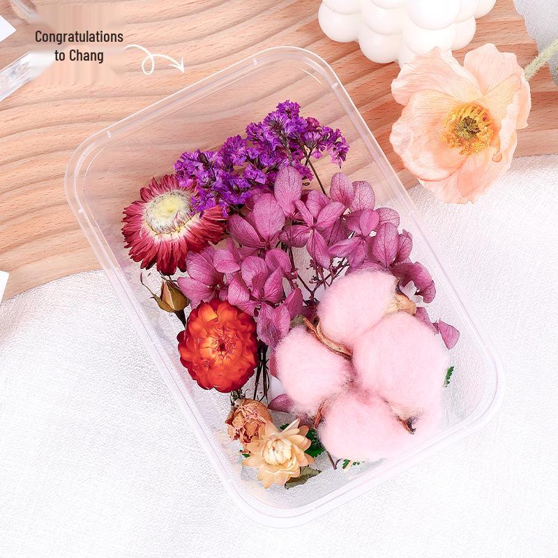 Eternal Dried Flower Photo Frame Decoration – Handmade Air-Dried Bouquet Ornament for March 8th