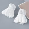 Dames Polsmanchetten Afneembare Eenvoudige Manchetten Winter Herfst Shirts Trui Sweatshirt Elegante Parel Kant Polsaccessoires