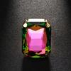 Adjustable Size Vintage Wedding Ring Rhinestone Crystal Large Crystal Ring