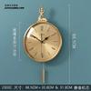 Nordic Luxury Gold Wall Clock Modern Design Metal Pendulum Clocks Wall Home Decor Silent Wall Watch Living Room DecorationZ8W0L8