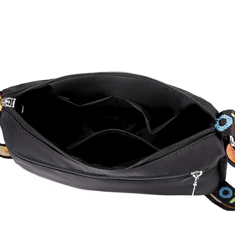 Women's Crossbody Bag Waterproof Nylon Oxford Shoulder Messenger Bags Casual Large Capacity Handbag Ladies Travel