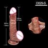 Dildo Realistico Pene da 8,5 pollici Pelle Vera Morbida Prepuzio Scorrevole Vagina Masturbazione Anale Ventosa Giocattoli Sessuali Adulti per Donne Uomo