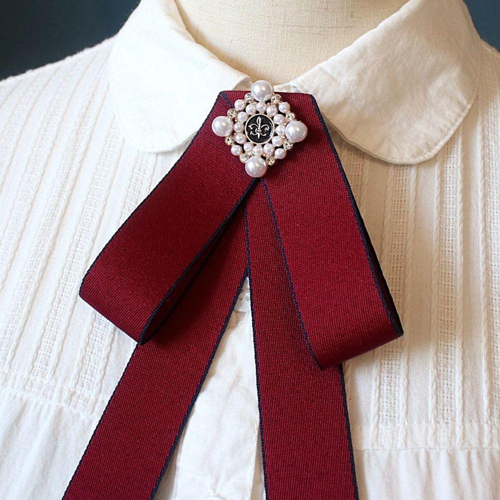 Vintage Style Vintage Bow Tie Bow Tie Women Bow Tie Collar Pin Collar Flower Japanese College