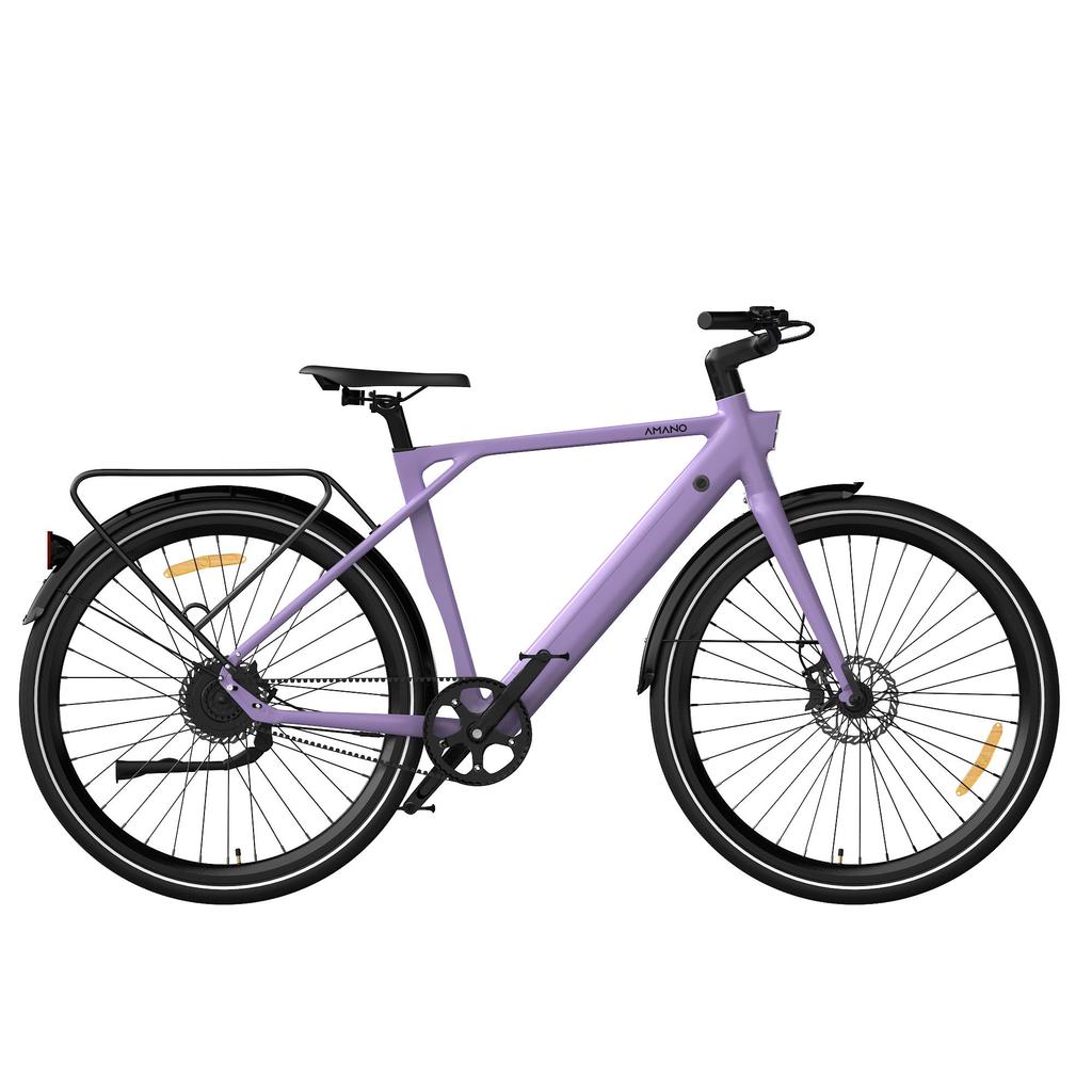 AMANO S900 Electric Bike for Adults 250W 360Wh with Torque Sensor and Carbon Belt Drive.