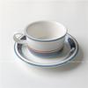 Finnish medieval ceramic cup coffee cup milk cup retro breakfast cup horn 170ml