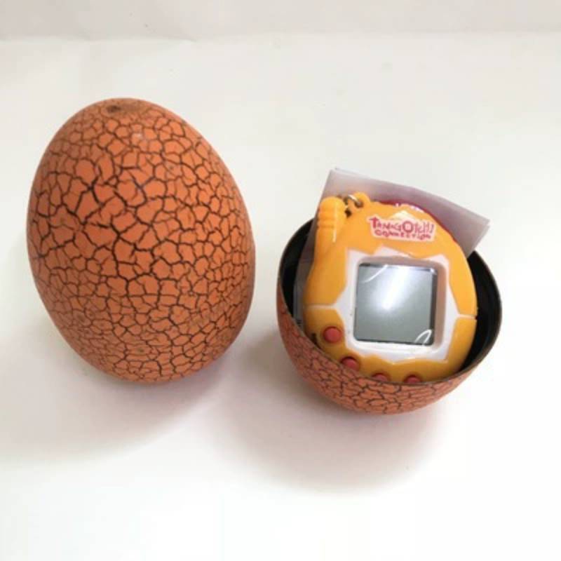 Cracked Egg Pack Electronic Pet Toy Retro Game Console Nostalgic Gift Keychain