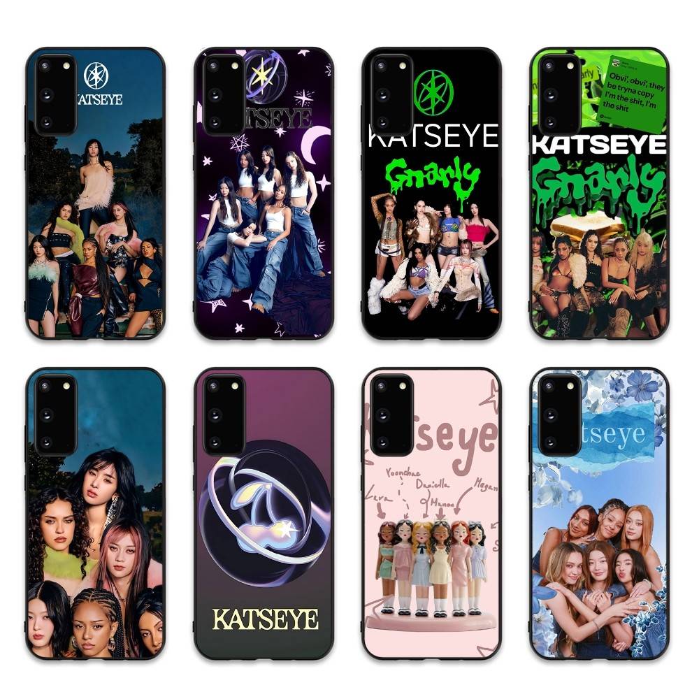 Korea Kpop Band K-katseye Anime Phone Case For Samsung S 9 10 20 21 22 23 30 23 24 Plus Lite Ultra FE S10lite Funda
