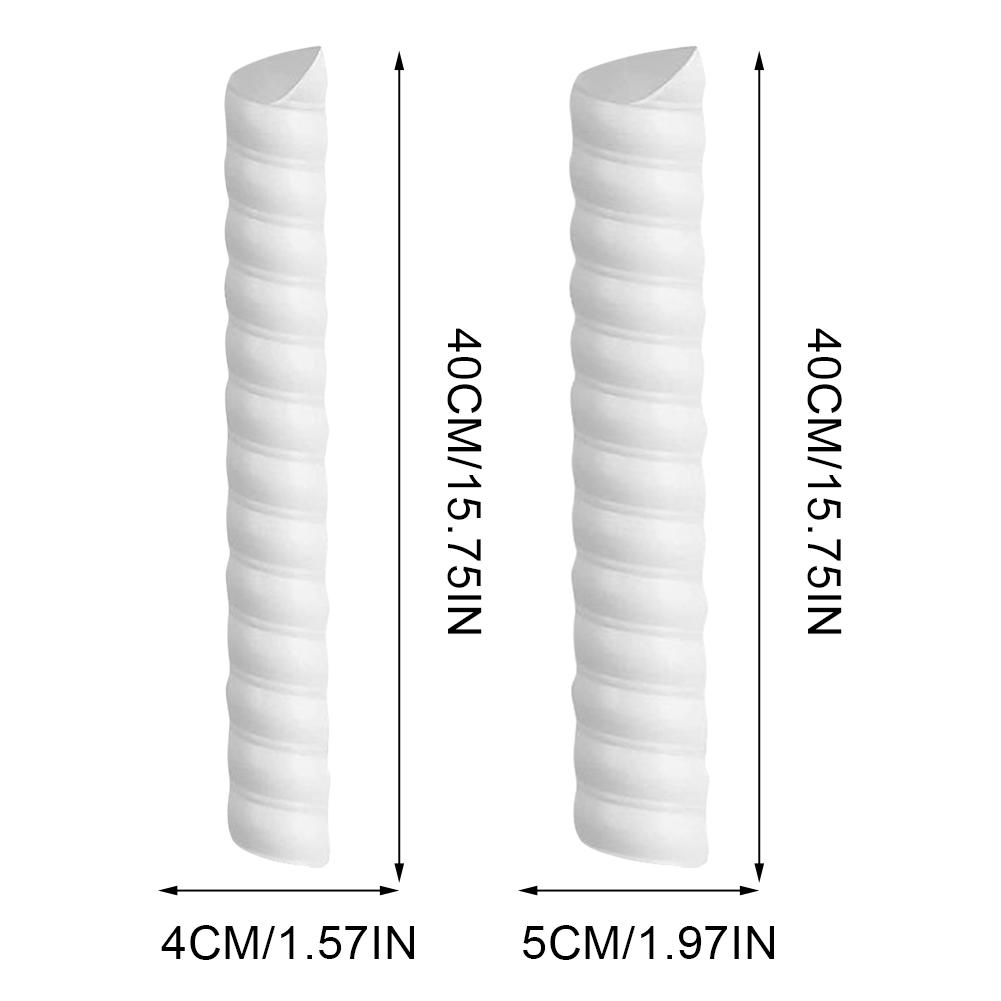 1/2/4Pcs Tree Trunk Protector Tree Wraps to Protect Bark Plastic Spiral Tree Guard to Protect Saplings From Mice Rodents