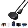 IEC C14 Male Plug To 2x UK BS1363 Female Socket Power Adapter Cable Male Female Cable 3Pole 3Prong Converters Cable