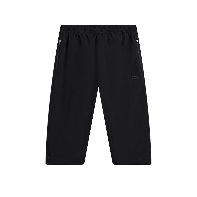 

Li Ning Sports Lifestyle Series Solid Color Simple Versatile Soft Seven-Point Casual Shorts Men shorts AKQW021-2 3XL