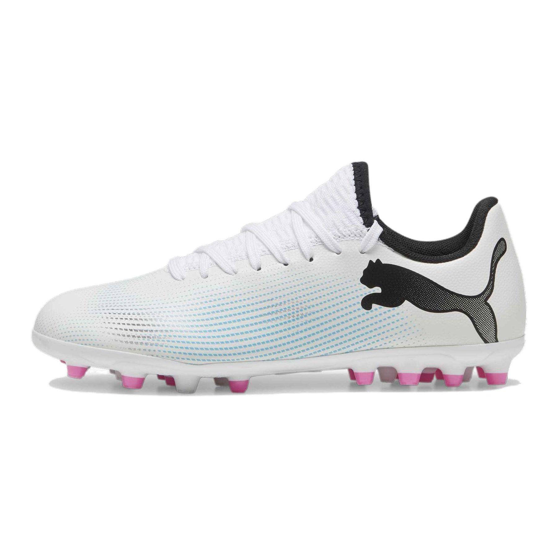 

Puma 7 Play Mg Удобные Спортивные Низкие Футбольные Бутсы Детские Футбольные Бутсы Бело-Синие 107736-01 38.5