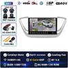 9" Android 14 Carplay Car Radio For Hyundai Solaris 2 Verna 2016-2020 Multimedia Video Player Navigation GPS Stereo 2Din WIFI+4G
