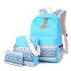 Stylish Premium Quality 3pcs/set Backpack Women Travel Bookbags School Bags For Teenage Girls