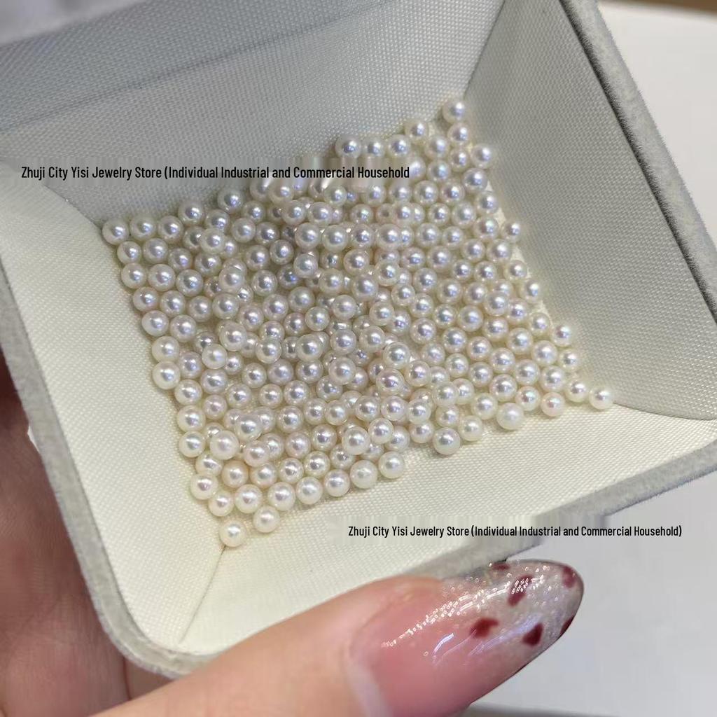 2-3mm Freshwater Holeless Near Round Pearl Beads