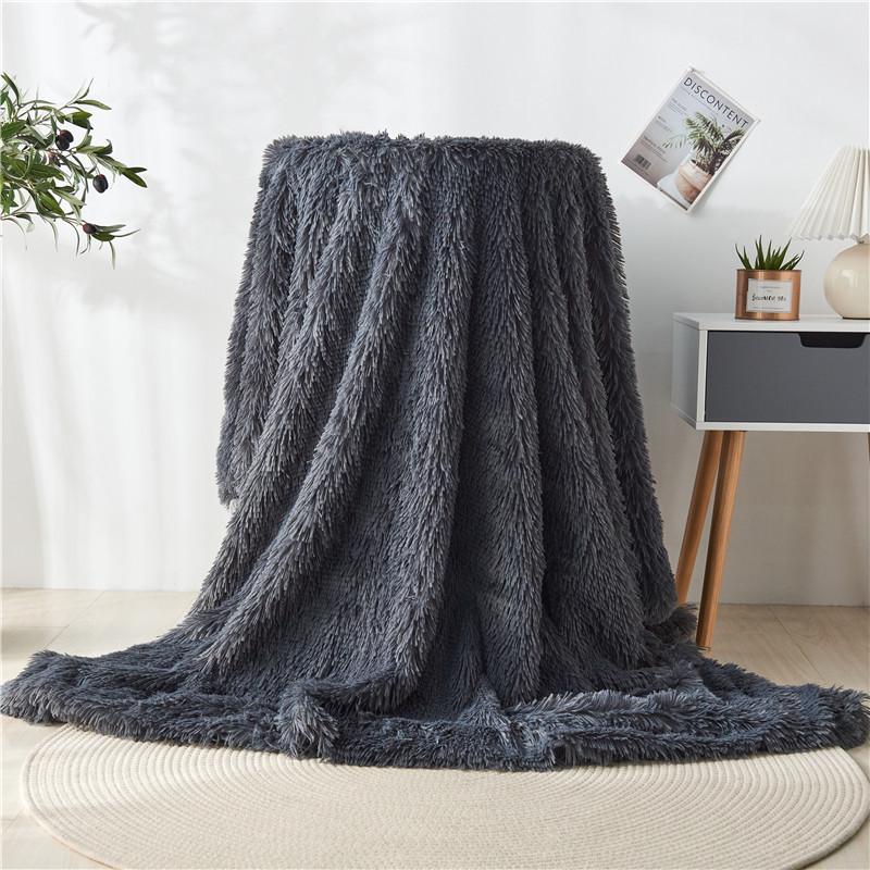 Plush Velvet Double-Layer Blanket for Kids Sofa or Quilt Cover