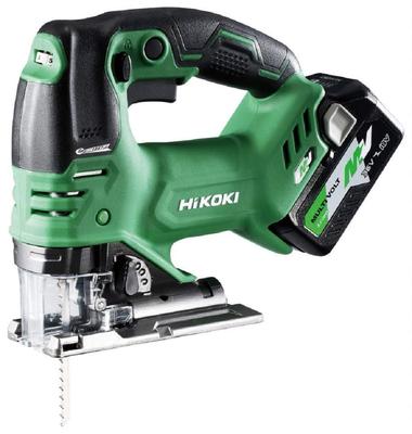 Seghetto alternativo senza fili HiKOKI 36V per tagliare acciaio inossidabile delicato 1 custodia inclusa Legno, acciaio, acciaio, plastica, ecc.. Batteria, Caricabatterie, CJ36DA(XP)