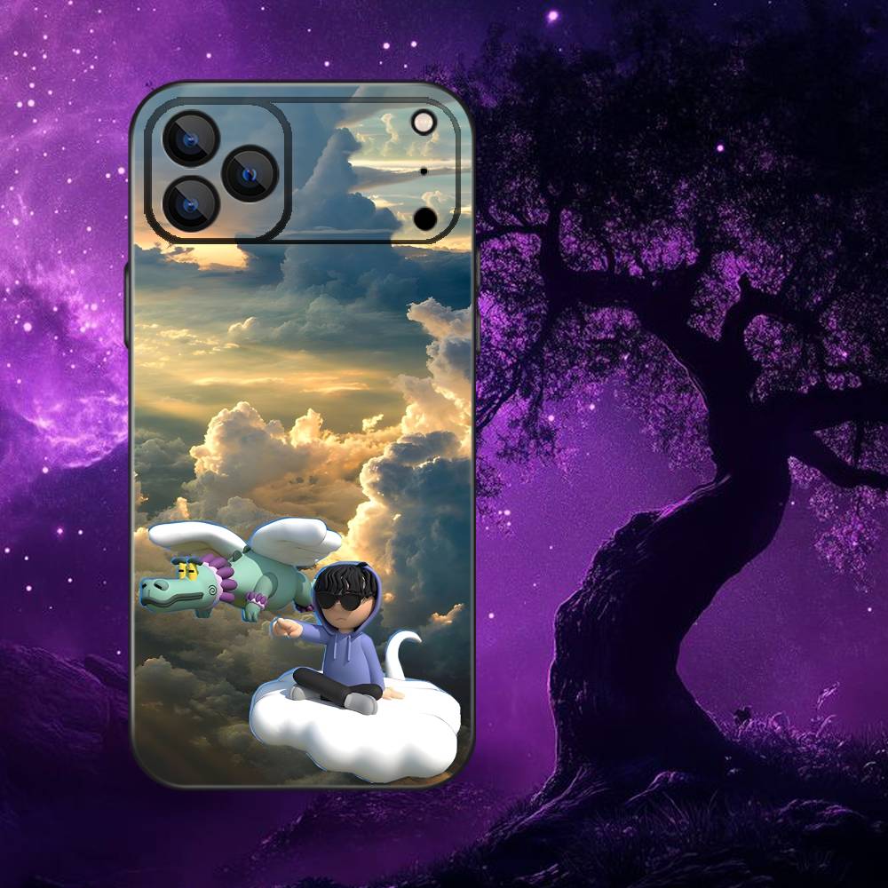J-Junior H Sad Boyz Phone Case For iPhone 17,16,15,14,13,12,Pro,Max,Plus,E,SE4,Air,Mini Black Soft Box