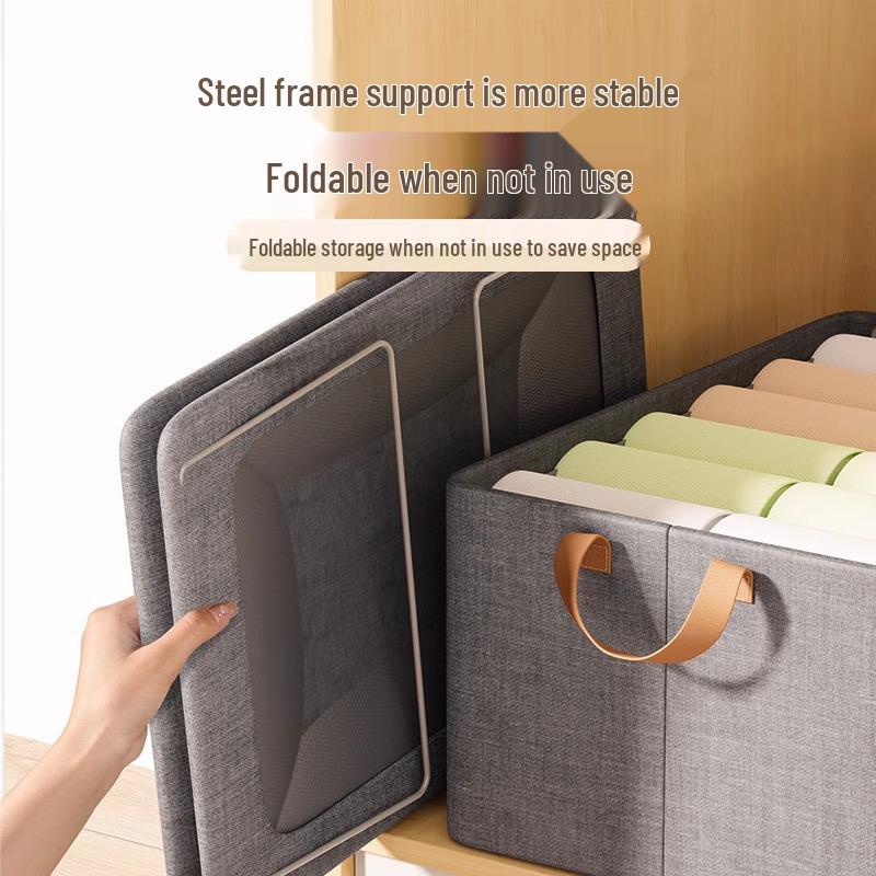 Faltbare Stoff-Schrankorganizer-Box für Kleidung und Hosen