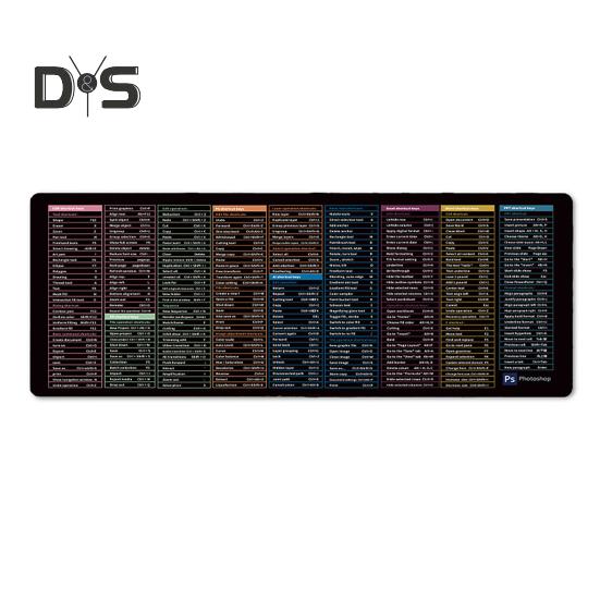 

30x80 см большой компьютерный коврик для мыши портативный водонепроницаемый офисный Power Point Excel Word сочетания клавиш настольный коврик нескользящий резиновый настольный коврик для мыши ПК L