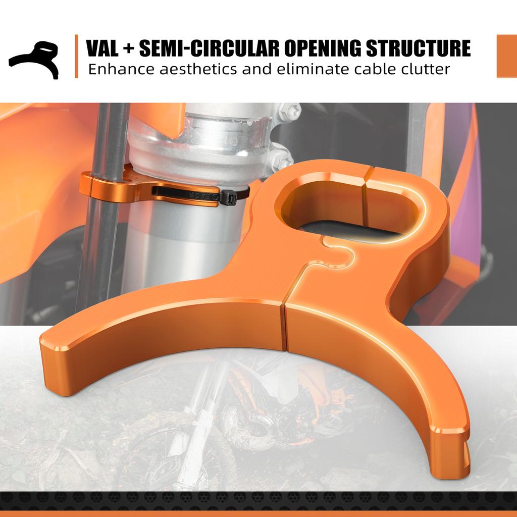 NICECNC For KTM EXC 300 2004-2026 Front Brake Line Guide Clamp Holder For KTM EXC-F 350 SXF 450 Husqvarna TE 300 GasGas EC 300