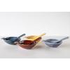 TAMAKI Coco Renge Blue Spoon, 15.7x5x3.3cm, Lotus Flower Design, Ceramic, Microwave and Dishwasher Safe, T-957448