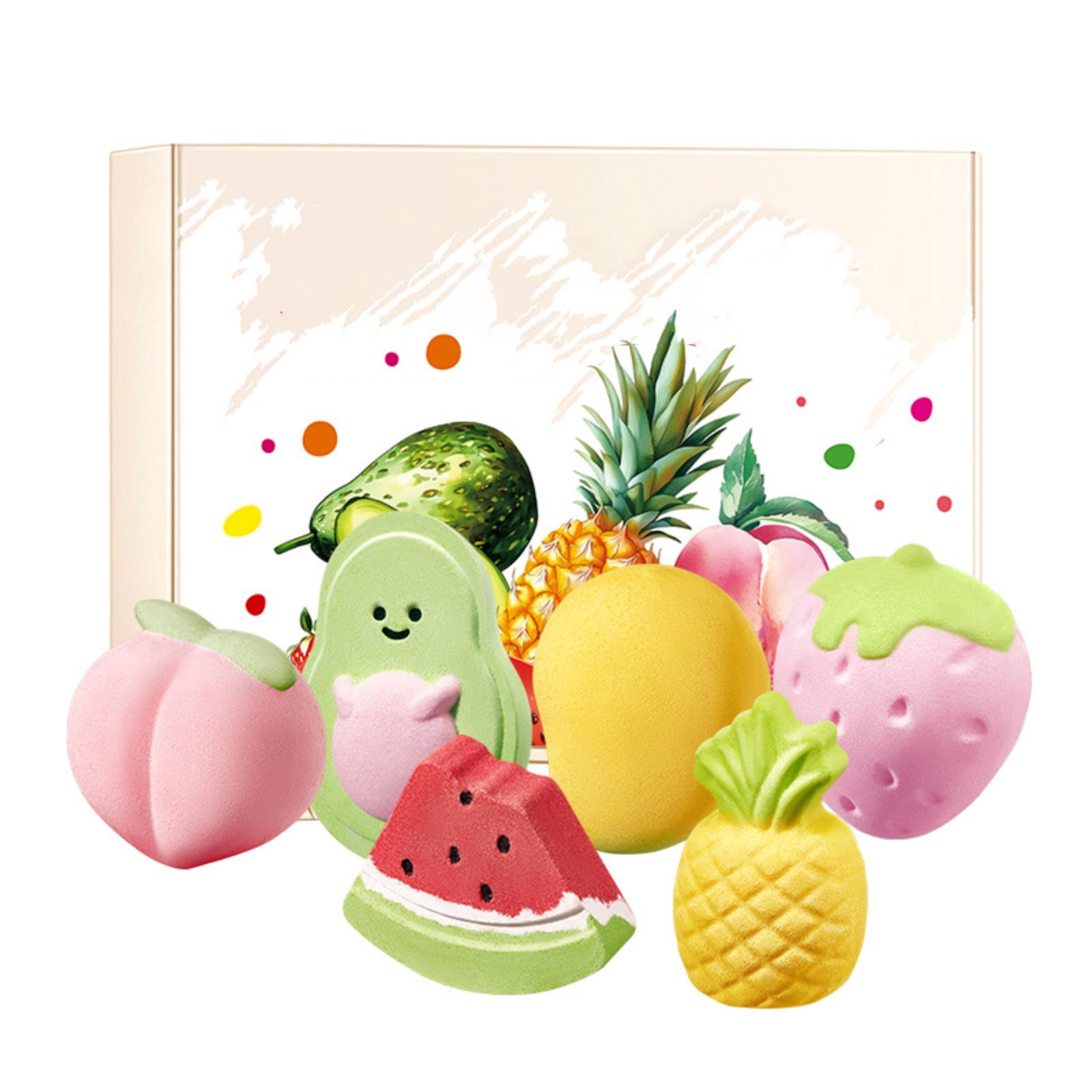 

6PCS Fruit Bath Balls For Bathing And Cleaning Suit