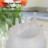 3 Hole Squeeze Bottle 360/480/720ml Plastic Sauce Vinegar Squeeze Bottle Condiment Dispenser Tomato Sauce Bottle Kitchen Gadget