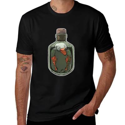 Kaczka w słoiku T-shirt męski t-shirty graficzne męskie t-shirty graficzne T-shirt