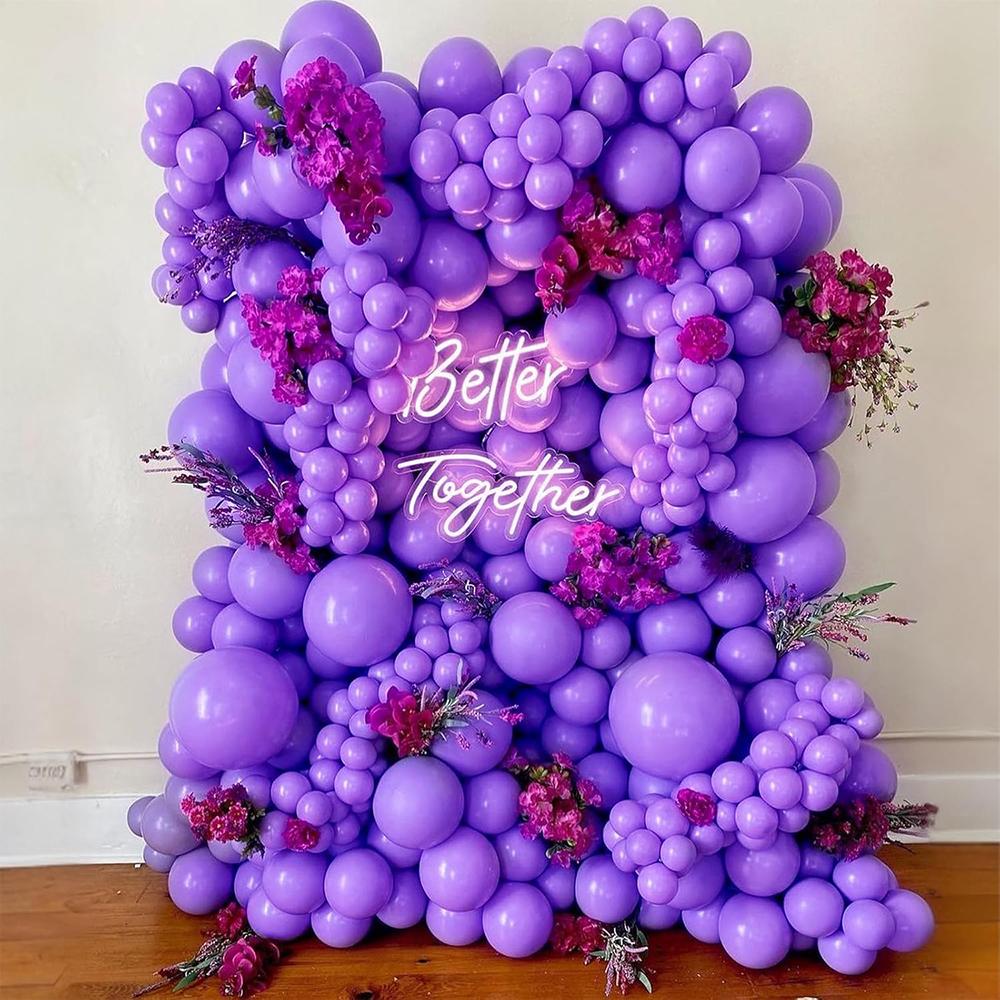 Purple Theme Balloons Kit Arch Purple Ballon Garland Birthday Party Baby Shower Wedding Anniversary Graduation Decoration Globos