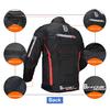 Motorcycle Jacket Contrast Color Fall Protection Unisex Waterproof Motorbike Riding Jacket for Spring