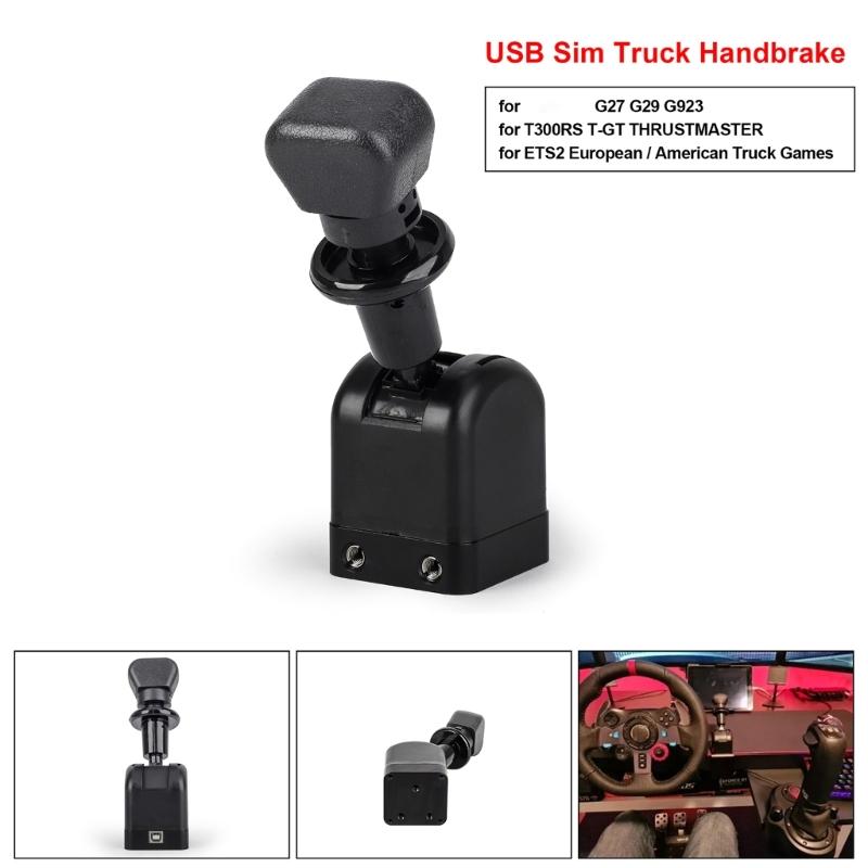 Universal Racing Handbrake Controller for G27 G29 G923 Simulator PC Games High Response Sensor Metal Racing Accessory