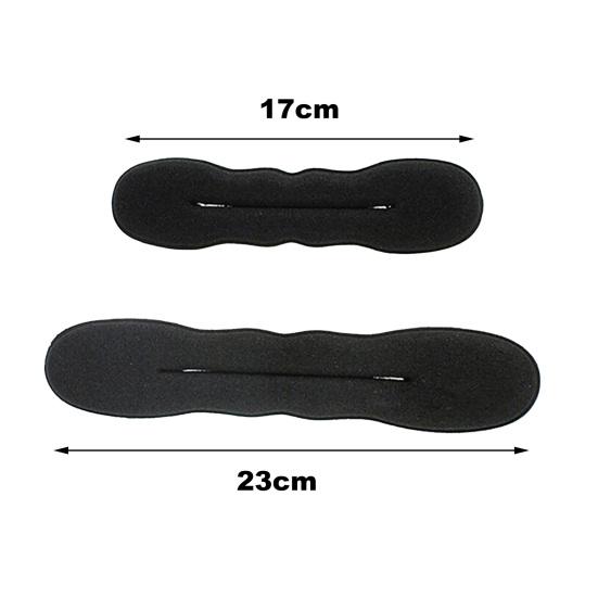 Vogue 2 bucăți Magic Sponge Clip Foam Donut Hair Styling Bun Curler Tool Maker Ring Twist