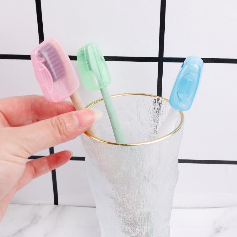 50/5x Toothbrush Head Cover Portable Germproof Toothbrushes Hair Protector Travel Camping Tooth Brush Dustproof Cap Case Holder